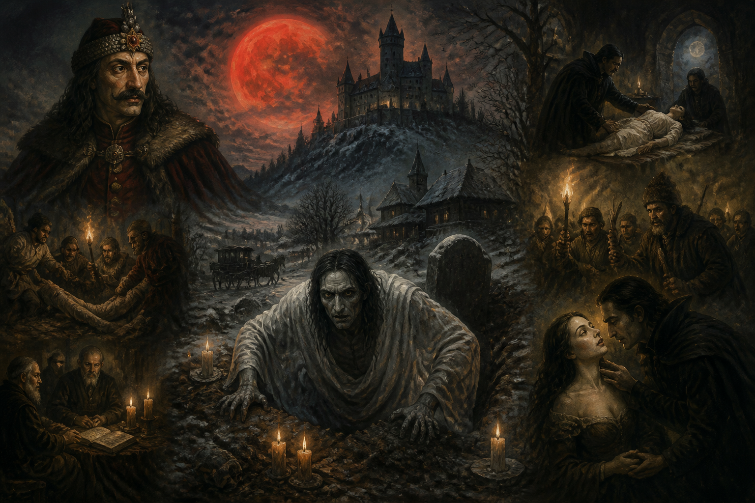 The Complete History of Vampires: From Ancient Corpses to Count Dracula